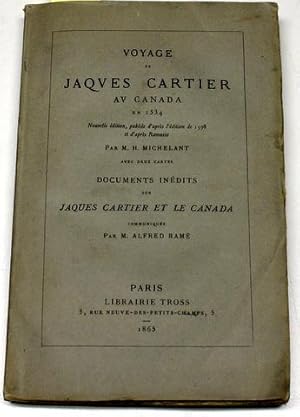 VOYAGE DE JAQUES CARTIER AU CANADA EN 1534.