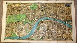 PICTORIAL PLAN OF LONDON. FROM KENSINGTON PALACE TO LONDON DOCKS.