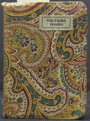 VOLTAIRE (1694-1778). PENSEES CHOISIES. BIBLIOTHEQUE MINIATURE.