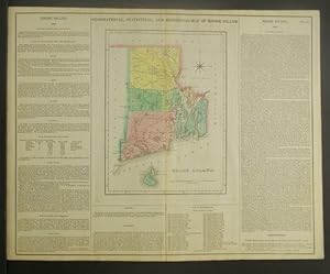 GEOGRAPHICAL, STATISTICAL, AND HISTORICAL MAP OF RHODE ISLAND.