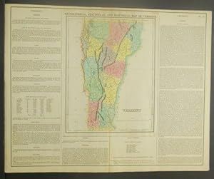 GEOGRAPHICAL, STATISTICAL, AND HISTORICAL MAP OF VERMONT.