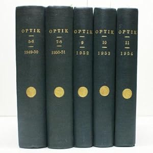 OPTIK. ZEITSCHRIFT FUR DAS GESAMTE GEBIET DER WISSENSCHAFTLICHEN UND ANGEWANDTEN OPTIK. VOLUMES 1...