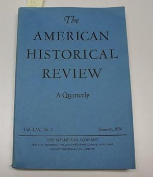 AMERICAN HISTORICAL REVIEW: A QUARTERLY.