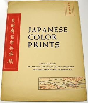 JAPANESE COLOR PRINTS. A PRIZE COLLECTION OF 8 BEAUTIFUL AND FAMOUS JAPANESE WOODBLOCKS, REPRODUC...