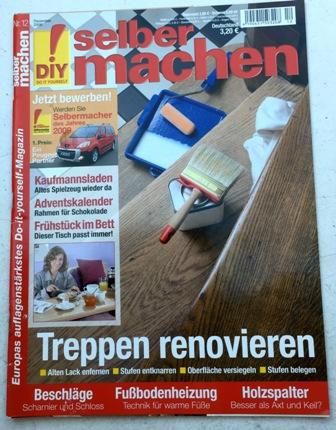 DIY selber machen DO IT YOURSELF, Magazin Nr. 12 Dezember 2008 Treppen renovieren