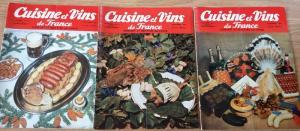 CUISINE ET VINS DE FRANCE, 9e ANNEE, N° 10 + N° 11 + N° 12, Octobre + Novembre + Decembre 1955,Fo...