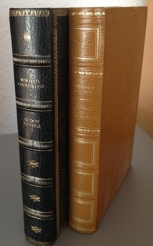 2 BÜCHER. LE DON PAISIBLE II + LETTRES DE MON MOULIN GEBUNDENE AUSGABEN,Roman traduit du russe pa...