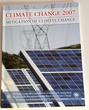 CLIMATE CHANGE 2007 MITIGATION OF CLIMATE CHANGE, broschiert,