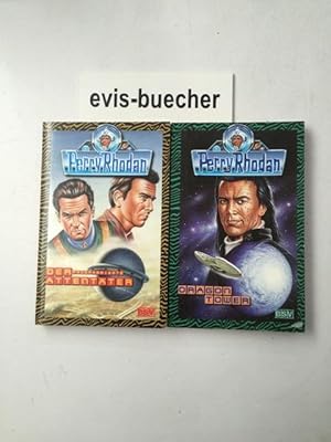 Perry Rhodan: Dragon Tower + Der Programmierte Attentäter ( Konvolut 2 Bände) 1997 EA, TB, siehe ...