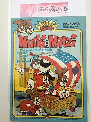 KELTER COMIC : MUCKI und MATZI Nr. 7, "20 000 Meilen unter dem Meer" Die 3 Musketiere Kätn Snuffy...