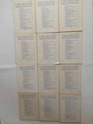 UNIVERSITAS Zeitschrift für Wissenschaft, Kunst und Literatur 57.Jahrgang (Januar 1970 - Dezember...