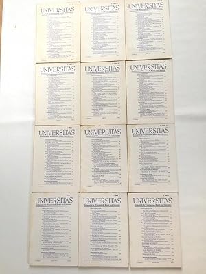 UNIVERSITAS Zeitschrift für Wissenschaft, Kunst und Literatur 27.Jahrgang (Januar 1972 - Dezember...