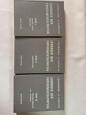 Lehrbuch der Experimentalphysik.Band 1 + Band 2 + Band 3 Gebundene Ausgabe 1961/1962 Mechanik Aku...