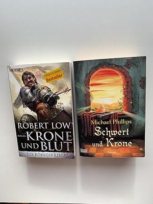 Die Königskriege; Teil: 2., Krone und Blut + Schwert und Krone (Konvolut 2 historische Romane) ka...