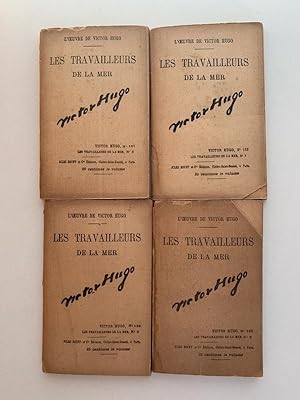 Les Travailleurs de la Mer , (Oeuvres de Victor Hugo N° 157 / N°158 / N°159 / N°160 ) Broschur um...