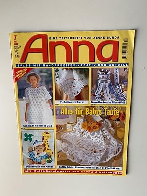 Anna Spass mit Handarbeiten Kreativ und Aktuell, Heft Zeitschrift 1999