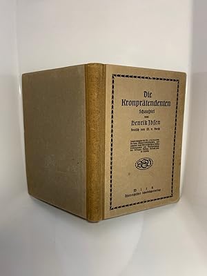 Die Kronprätendenten, Schauspiel, Sonderausgabe der Nr. 2724-24a von Reclams Unvers. Biblioth. Ge...