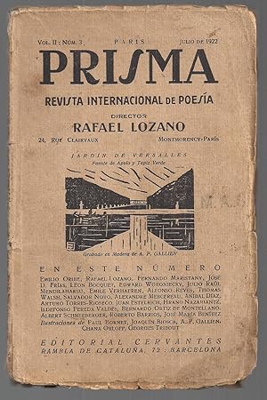 Prisma. Revista Internacional De Poesía. Vol II. Nº 03. Julio 1922