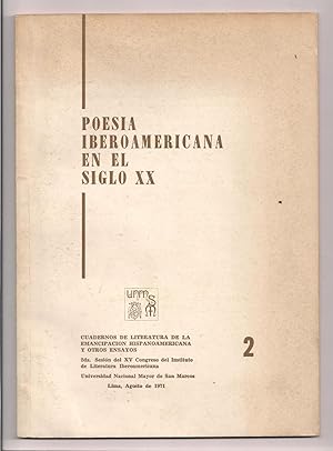 Poesía Iberoamericana En El Siglo XX