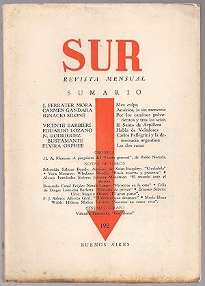 Sur. Revista Mensual. Nº 198. Abril 1951