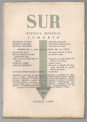 Sur. Revista Mensual. Nº 206. Dic 1961