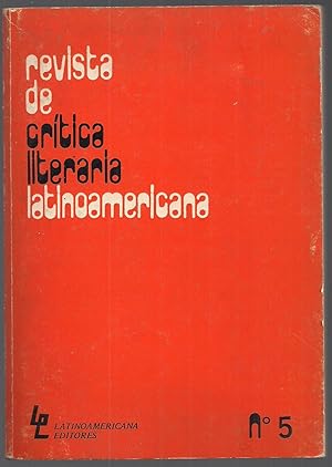 Revista De Crítica Literaria Latinoamericana Nº 05. 1977