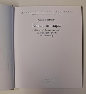 Russia in maps: A history of the geographical study and cartography of the country (Russia's cult...