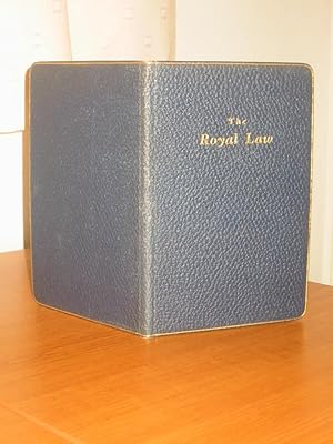 THE ROYAL LAW - A Souvenir of the Coronation of His Majesty King George VI, 1937