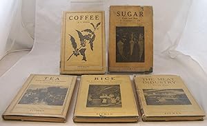 Pitman's Common Commodities and Industries: 5 books - Coffee, Rice, Meat, Sugar, Tea