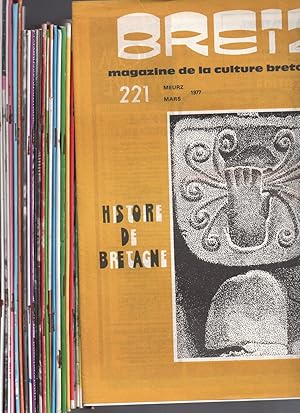 Breizh : Magazine de la Culture Bretonne : Lot de 29 numéros de mars 1977 à mai 1982 : n°221-237 ...