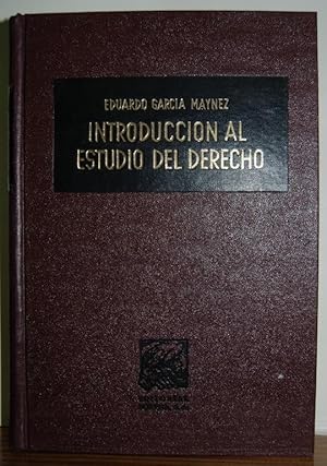 introduccion al estudio del derecho garcia maynez