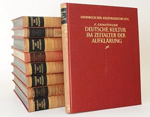 Handbuch der Kulturgeschichte. Erste Abteilung: Geschichte des deutschen Lebens. 8 Bücher in 6 Bä...