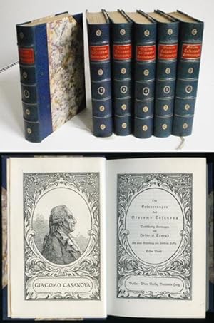 Die Erinnerungen des Giacomo Casanova. Vollständig übertragen von Heinrich Conrad. Mit einer Einl...