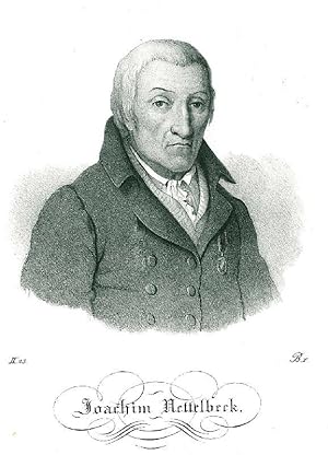 NETTELBECK, Joachim Christian (1738 - 1824). Brustbild nach halbrechts des Ratsherrn und Verteidi...