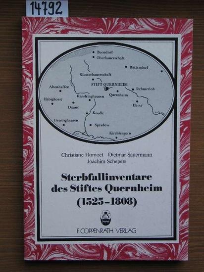 Sterbfallinventare des Stiftes Quernheim.