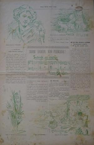 IL DUCA BORSO, periodico satirico modenese - 1900 - n. 05 del NATALE 1900 - ANNO PRIMO - con dise...