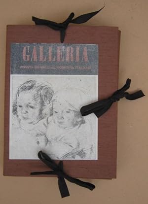 GALLERIA, rivista mensile del "Corriere Italiano" 4 rarissimi numeri da gennaio ad aprile 1924 IN...