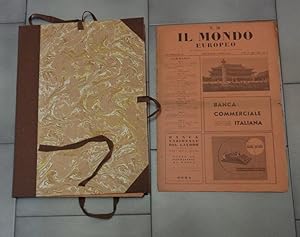 IL MONDO EUROPEO diretto da ALESSANDRO BONSANTI - raccolta dal numero 38 de 01 marzo 1947 al nume...