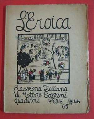 L'EROICA - 1920 - 63-64-65 dedicato a FRANCESCO GAMBA (Torino 1818 - ivi 1887) poeta e pittore. I...