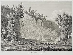 Die obere Kaskade in Tivoli, 1796