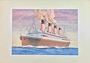 The Titanic - Original Maritime Themed Artwork by William McDowell