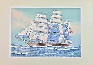 The Cutty Sark - Original Maritime Themed Artwork by William McDowell