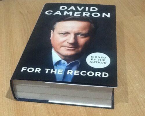 For the Record - SIGNED limited edition (1st UK Edition . First Print thus) - David Cameron * SIGNED *
