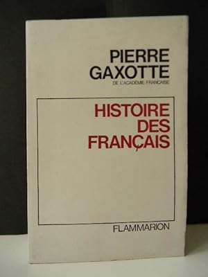 HISTOIRE DES FRANÇAIS.