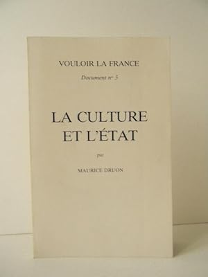 LA CULTURE ET L'ETAT.