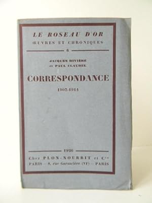 CORRESPONDANCE. 1907-1914.