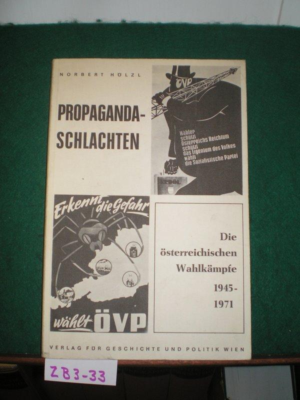 Propagandaschlachten: Die österreichischen Wahlkämpfe 1945 bis 1971