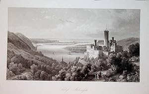 Koblenz / Schloss Stolzenfels [Aus: Emminger, Eberhard: Der Rhein von Mainz bis Bonn in seinen sc...