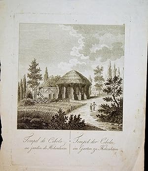 STUTTGART, Schloss Hohenheim , Hohenheimer Gärten Titel: Temple de Cibele au jardin de Hohenheim,...