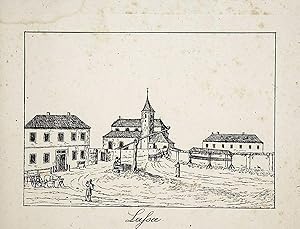 LASSEE, Kath. Pfarrkirche hl. Martin, Titel: Lahsee (vermutlich aus: Historische und topographisc...